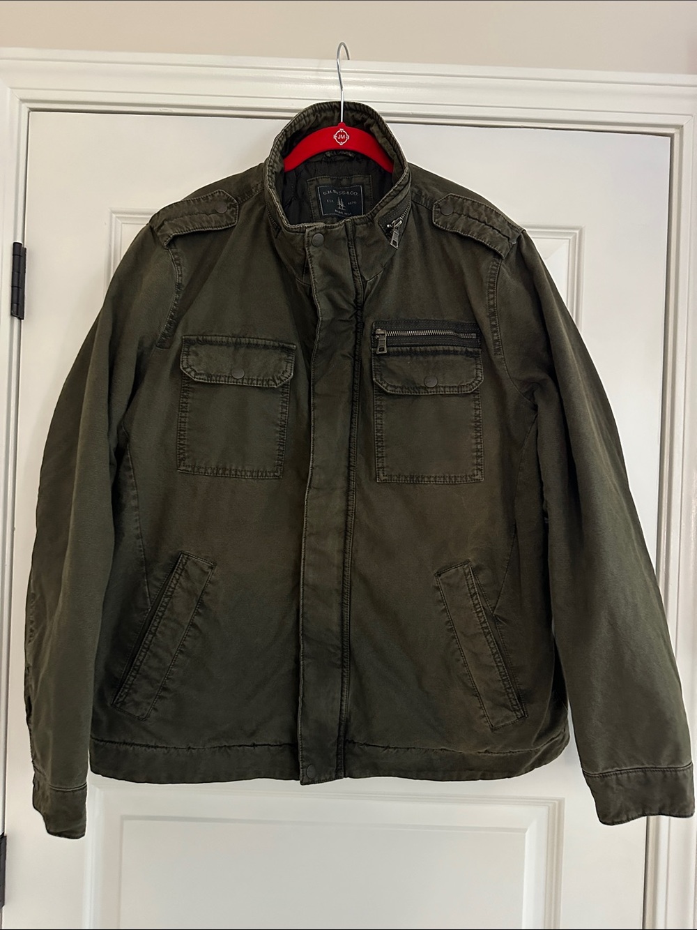 G.H. Bass & Co. Olive Green Military Field Jacket